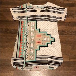 Aztec Print Tunic